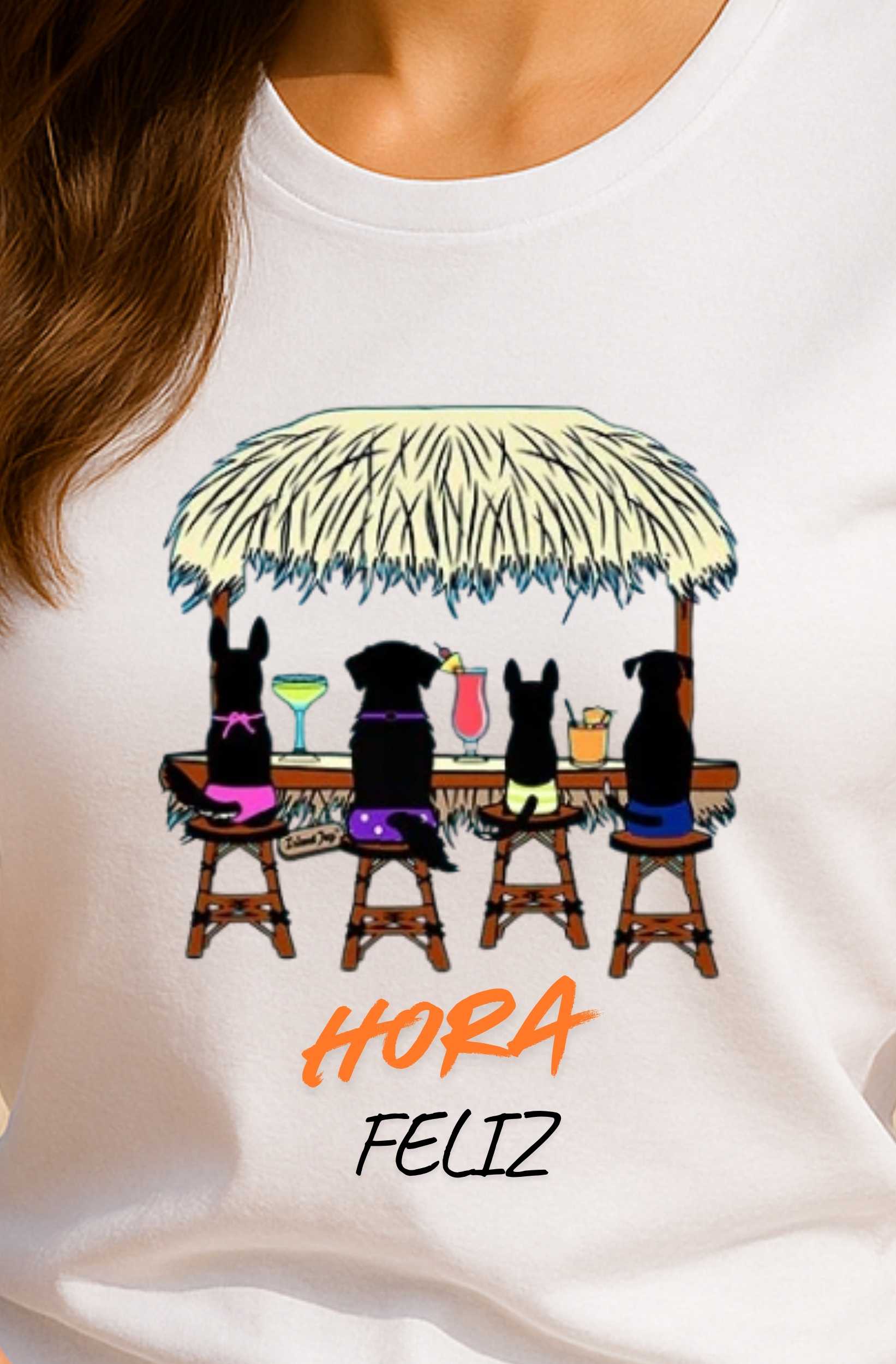 Blusa de Playa para Mujer Modelo Hora Feliz