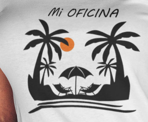 Playera para Dama MODELO Mi Oficina