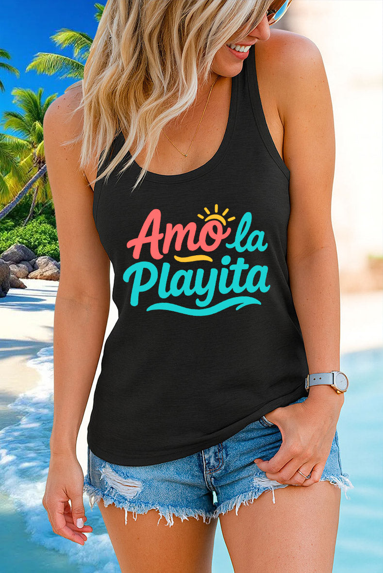 Tank Top MODELO Amo la Playa