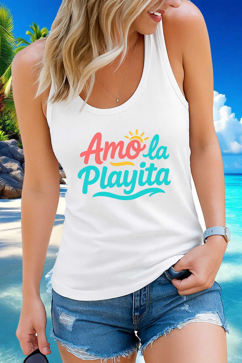 Tank Top MODELO Amo la Playa