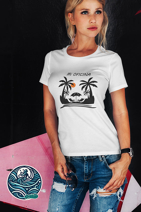 Playera para Dama MODELO Mi Oficina