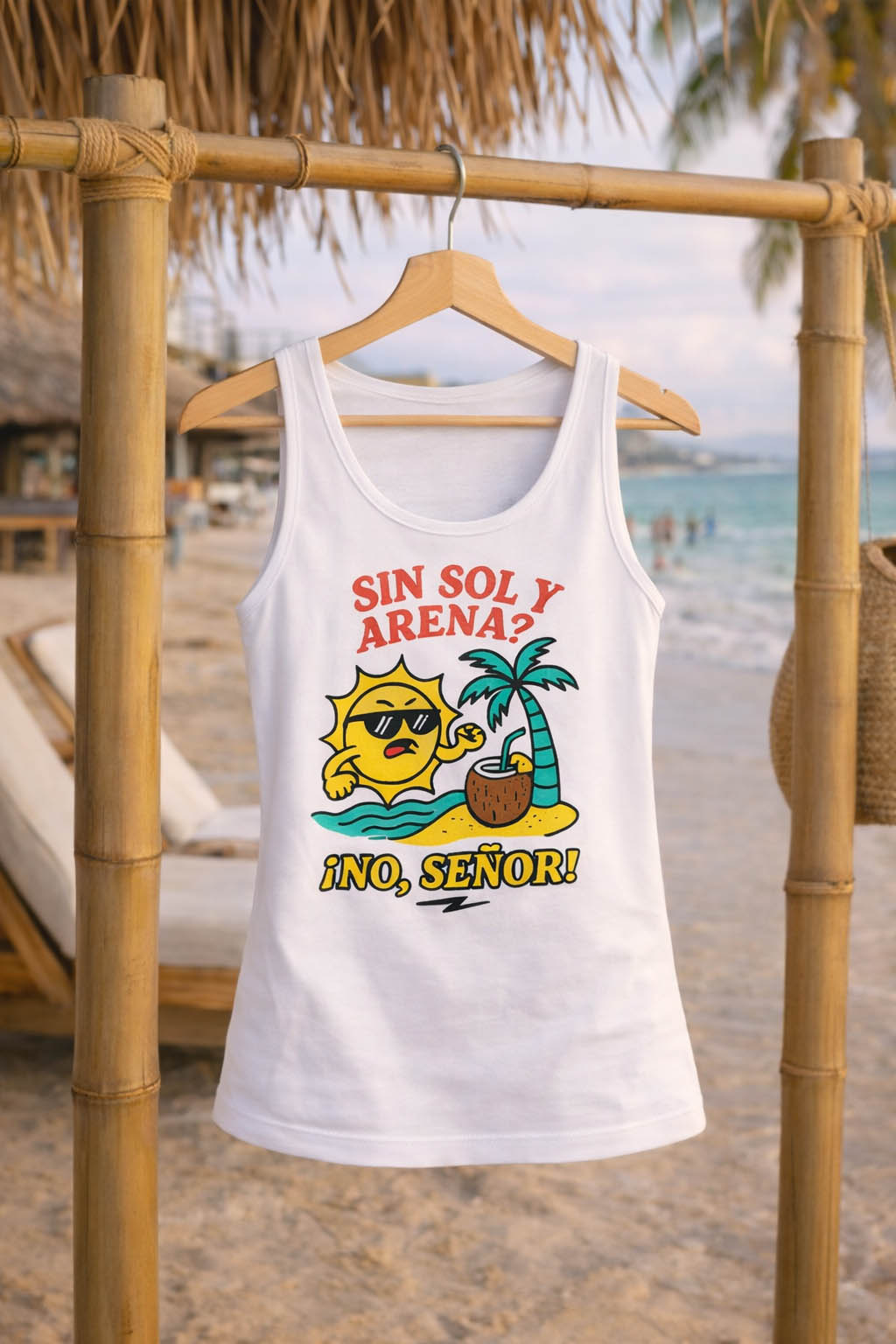 Tank Top para Mujer   MODELO Sin Sol y Arena