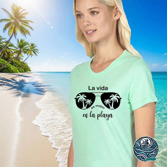 SABIAS que Puedes agregar el nombre de tu  playa favorita  en  tu playera??